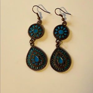 $2/5 Turquoise Drop Earrings